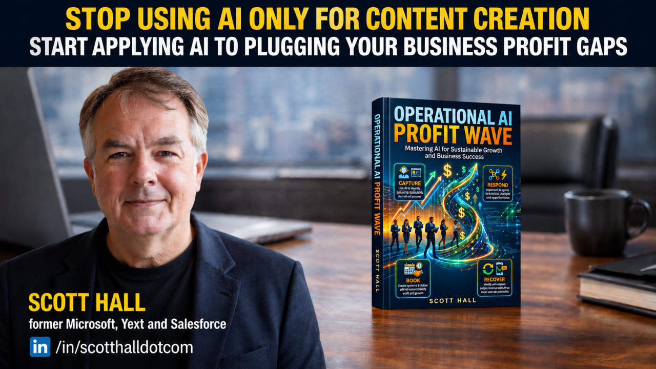Scott Hall with his new book, Operational Profit Wave